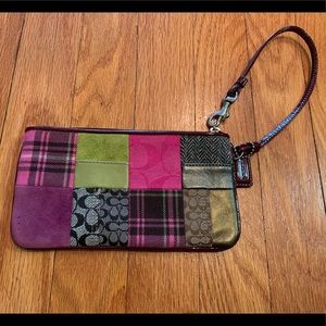 Vintage Coach Patches Wristlet